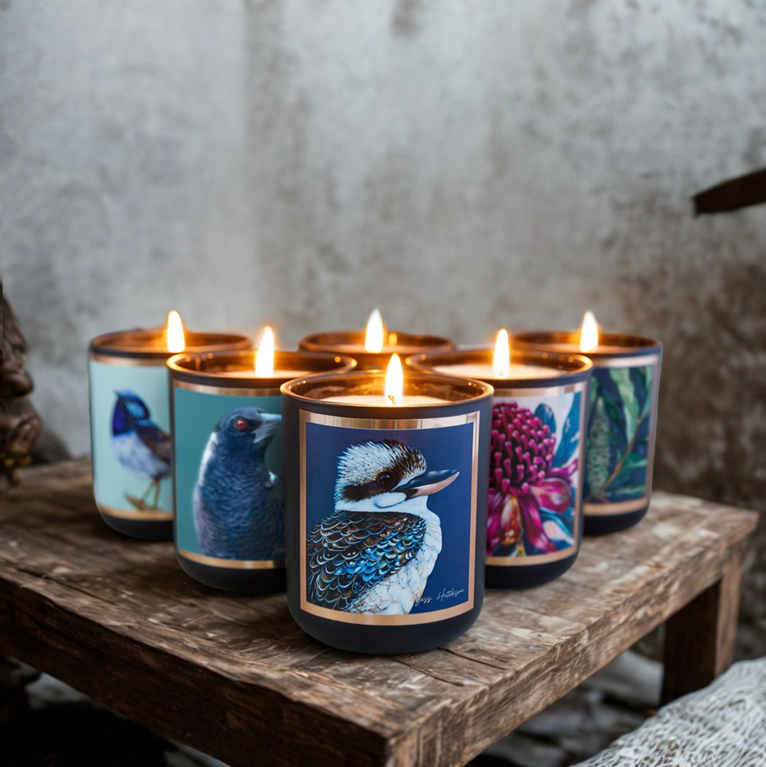 Australian artist soy candles and diffusers Jess Hutchison Aroma Pot for lovers of colour art and scent hand poured soy coconut wax blend Barossa Valley