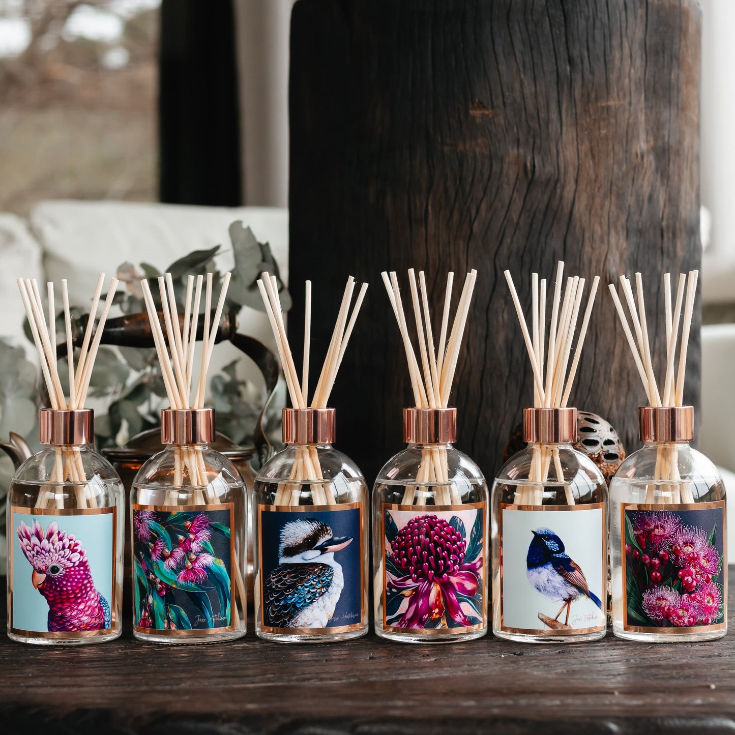 Australian artist reed diffuser | Jess Hutchison Artwork | 200ml