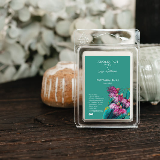 Australian artist soy melt | Australian bush | Gumnut blossom