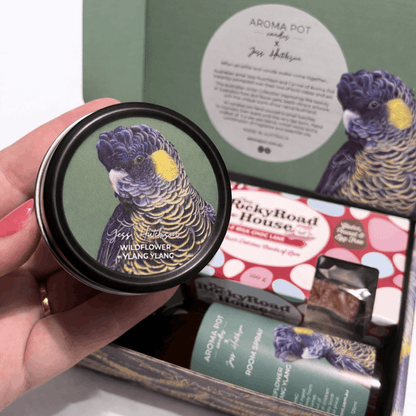 Australian COCKATOO candle gift pack | Wildflower + Ylang Ylang