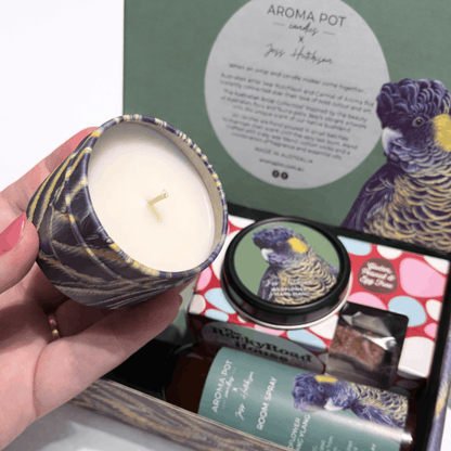 Australian COCKATOO candle gift pack | Wildflower + Ylang Ylang