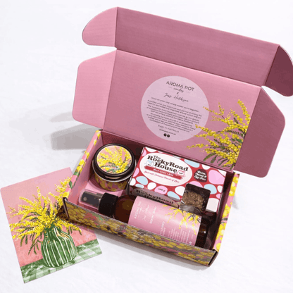 Australian WATTLE candle gift pack | Wattleseed + Honey