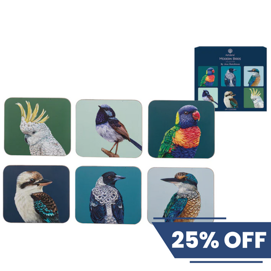 Jess Hutchison Coasters | Modern Birds