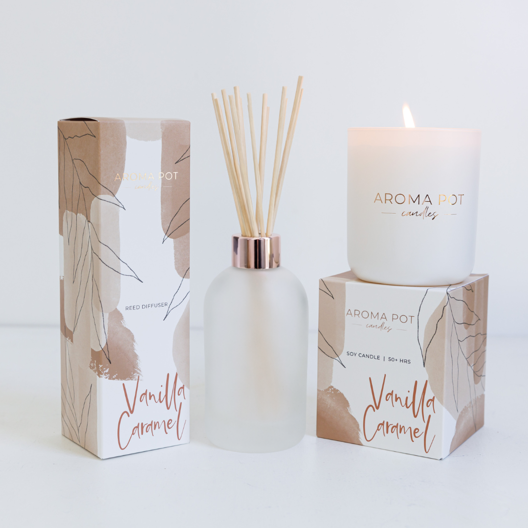 EOFY SALE - Aroma Pot Classic Diffuser | Vanilla Caramel | 200ml