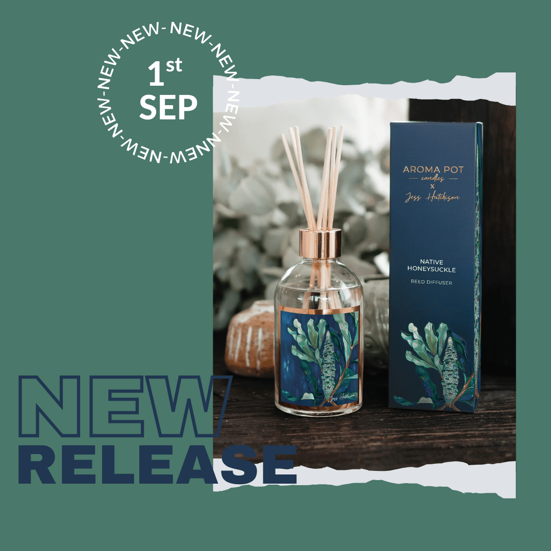 Australian artist reed diffuser | Native Honeysuckle | Banksia | 200ml