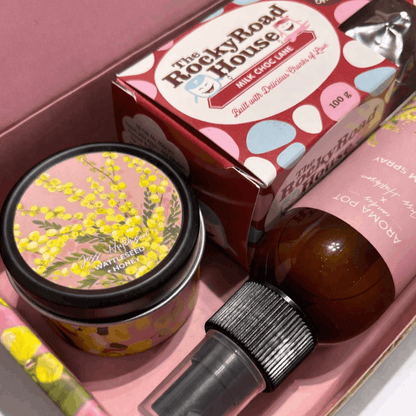 Australian WATTLE candle gift pack | Wattleseed + Honey