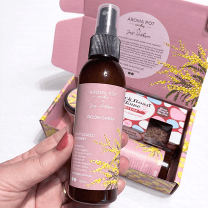 Australian WATTLE candle gift pack | Wattleseed + Honey