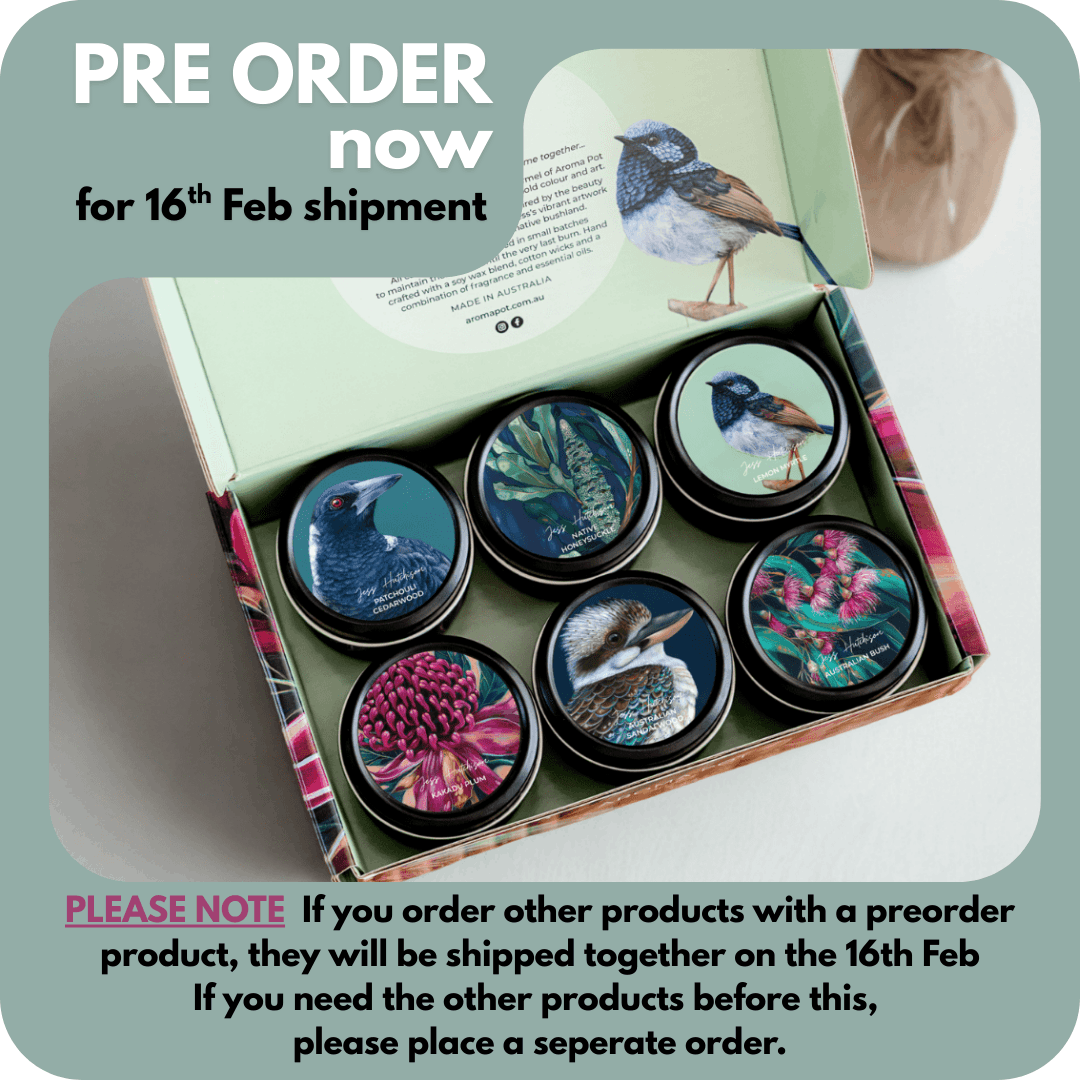 Australian candle sample pack | artist mini tins | 90+hrs