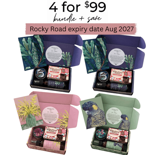 BUNDLE + SAVE - 4 x Australian artist candle + spray gift packs for $99 - over $120 value