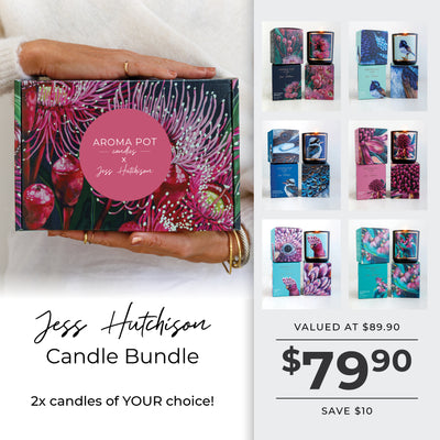 Australian artist bundle - 2 x artist candles of your choice