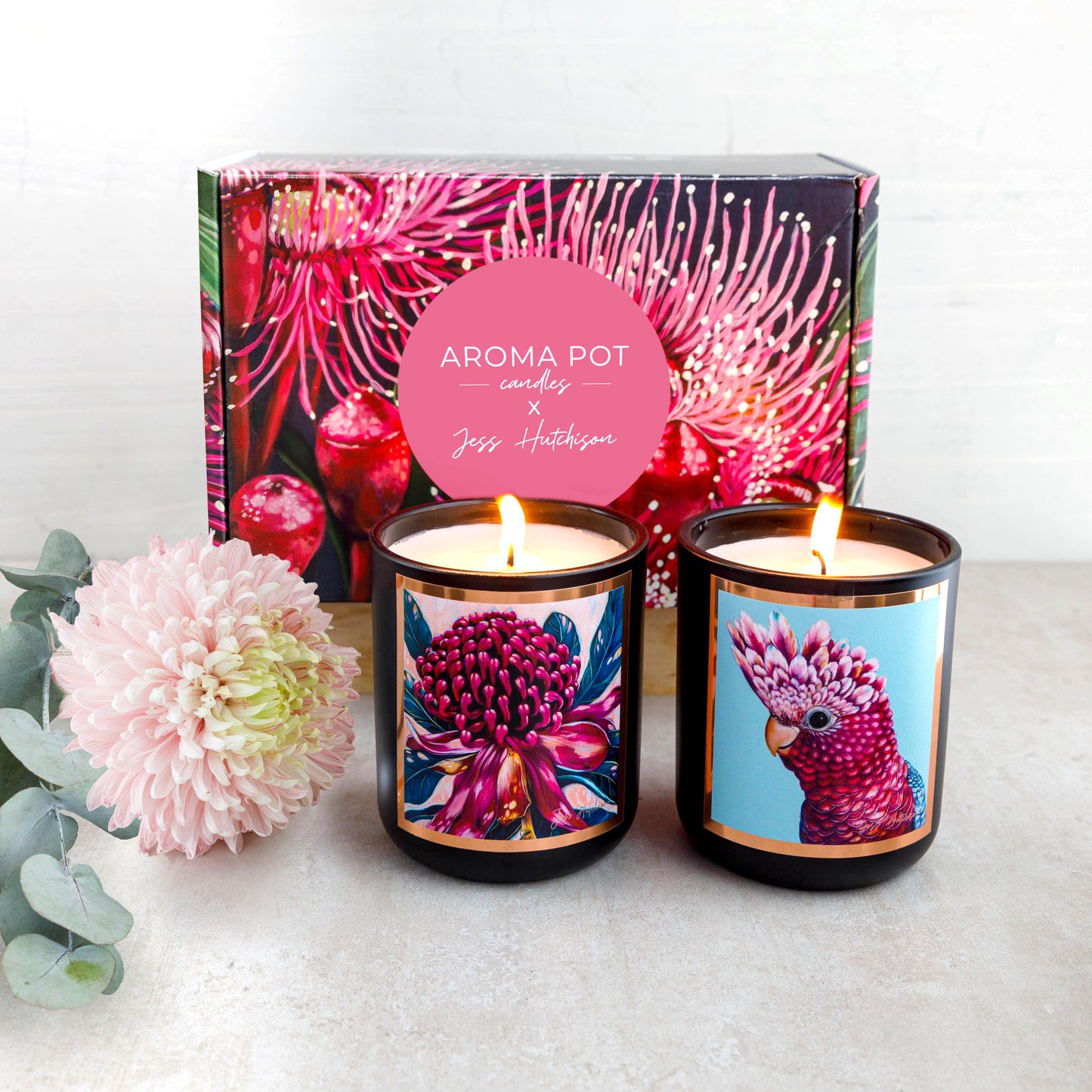 Australian artist bundle - 2 x artist candles of your choice