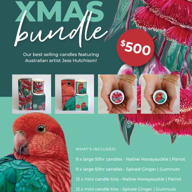 Christmas Bundle | $500 | candles and candle tins