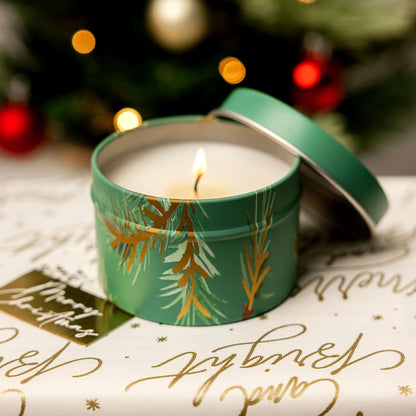 Limited Release Christmas Candle Tin | Christmas Pine | 25+ hrs