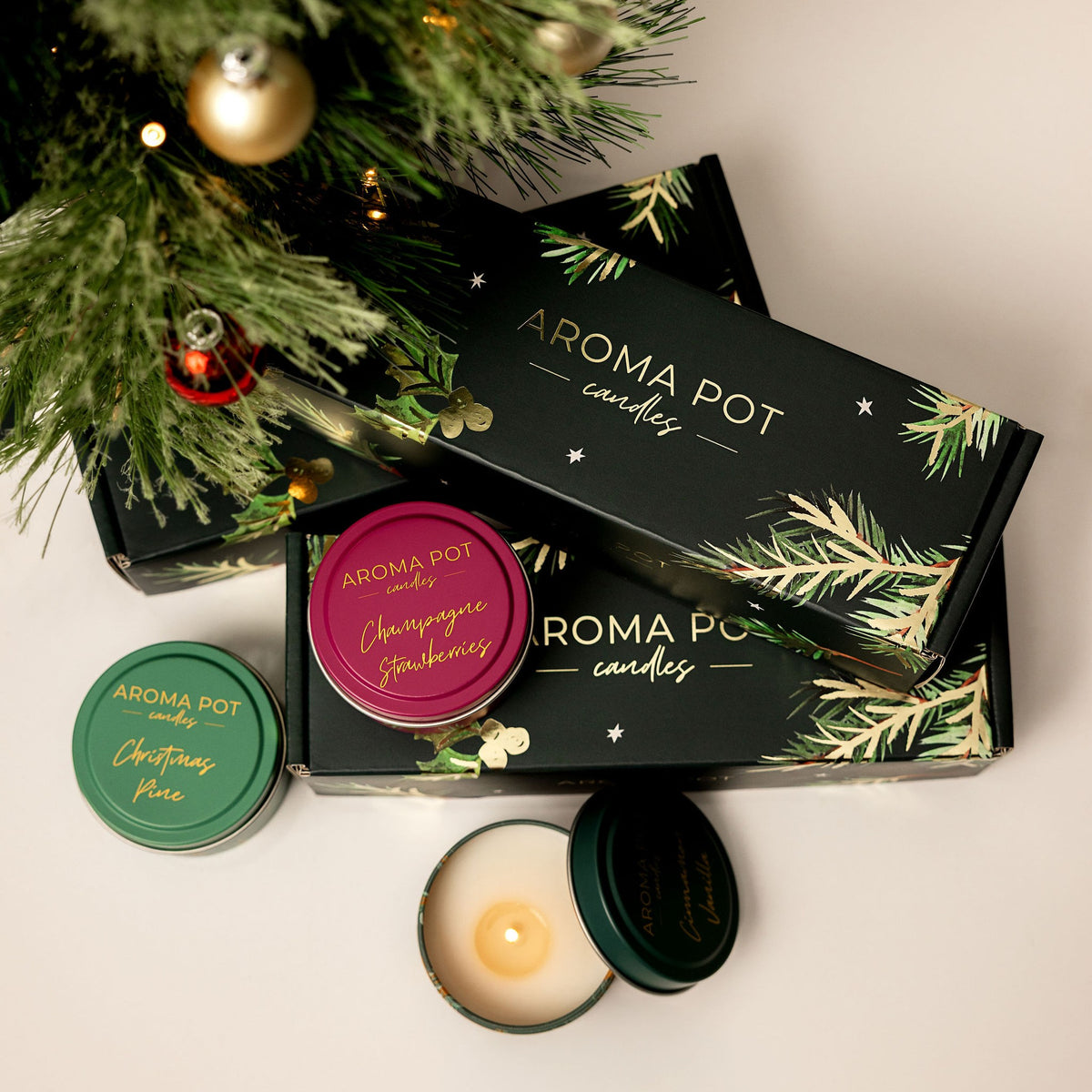 Limited Release Christmas Candle Tin | Christmas Pine | 25+ hrs