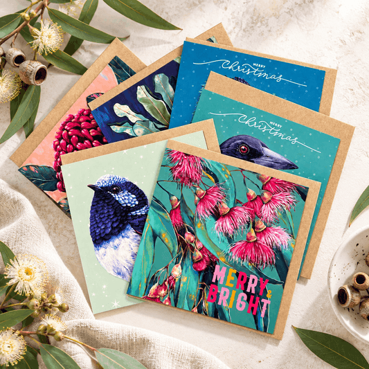 Australian Artist Christmas Cards | Pack of 6 for $20