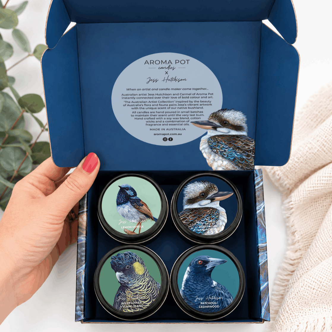 BUNDLE + SAVE - 2 x Australian candle gift packs | Birds + Natives | 120+hrs