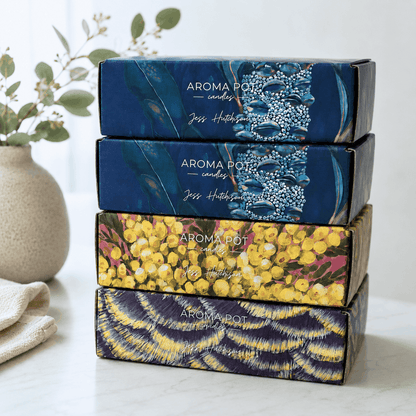 BUNDLE + SAVE - 4 x Australian artist candle + spray gift packs