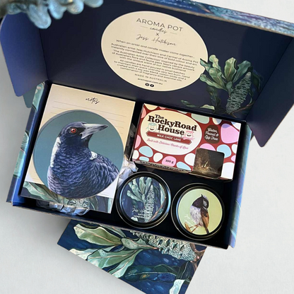 Australian candle gift pack | artist mini tins | 30+hrs burn time