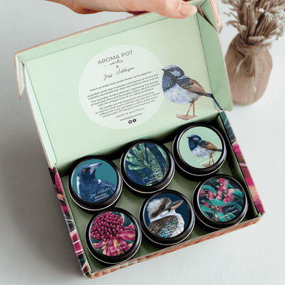 Australian candle sample pack | artist mini tins | 90+hrs