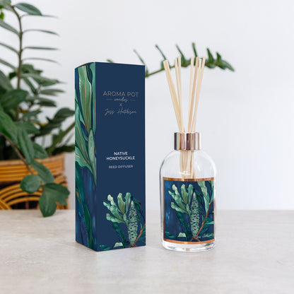 Australian artist reed diffuser | Native Honeysuckle | Banksia | 200ml