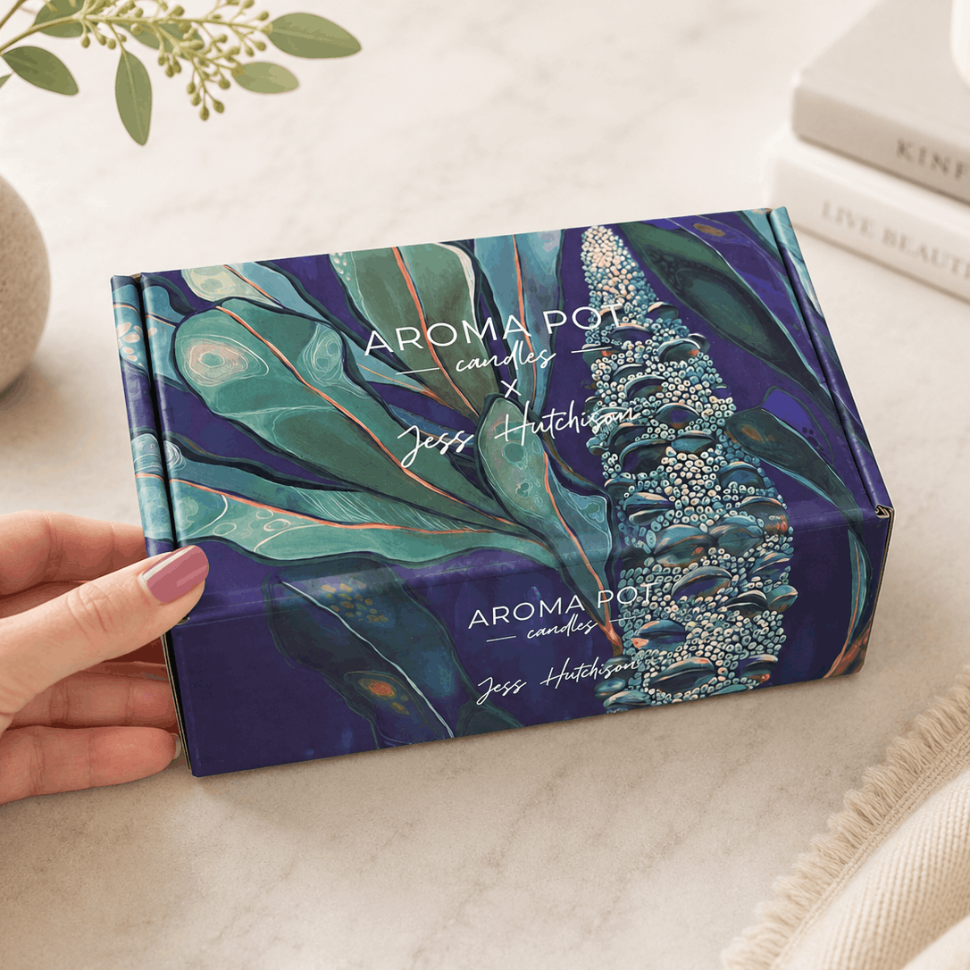 Australian artist candle gift set | BANKSIA