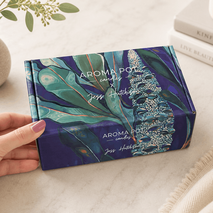 Australian artist candle gift set | BANKSIA