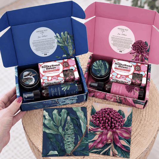 2 x Australian artist candle + spray gift packs for $59 - over $69 value