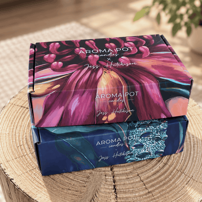2 x Australian artist candle + spray gift packs for $59 - over $69 value