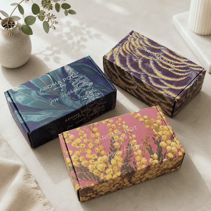 Australian artist candle gift set | WATTLE