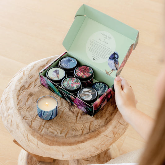 Australian 6 x candle gift pack | 90+ hrs