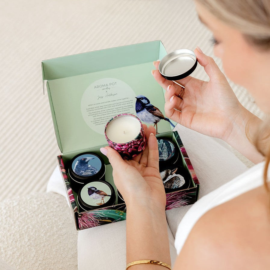 Australian 6 x candle gift pack | 90+ hrs