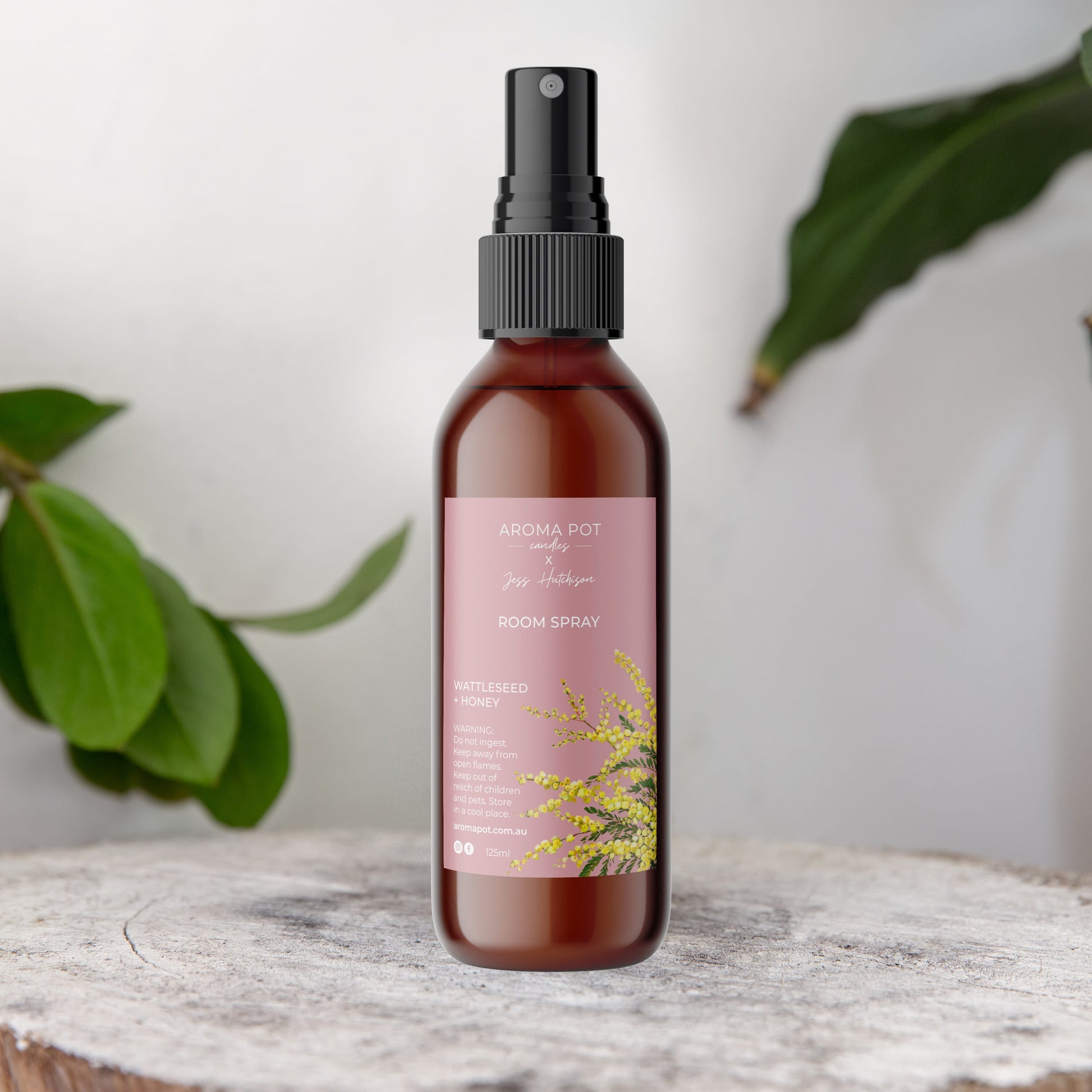 Australian artist room spray | Wattleseed + Honey | 125ml | WATTLE