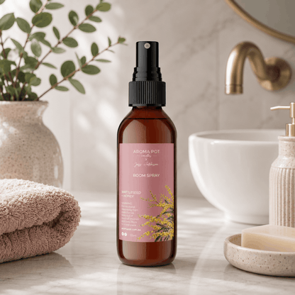 Australian artist candle + spray gift pack | WATTLE