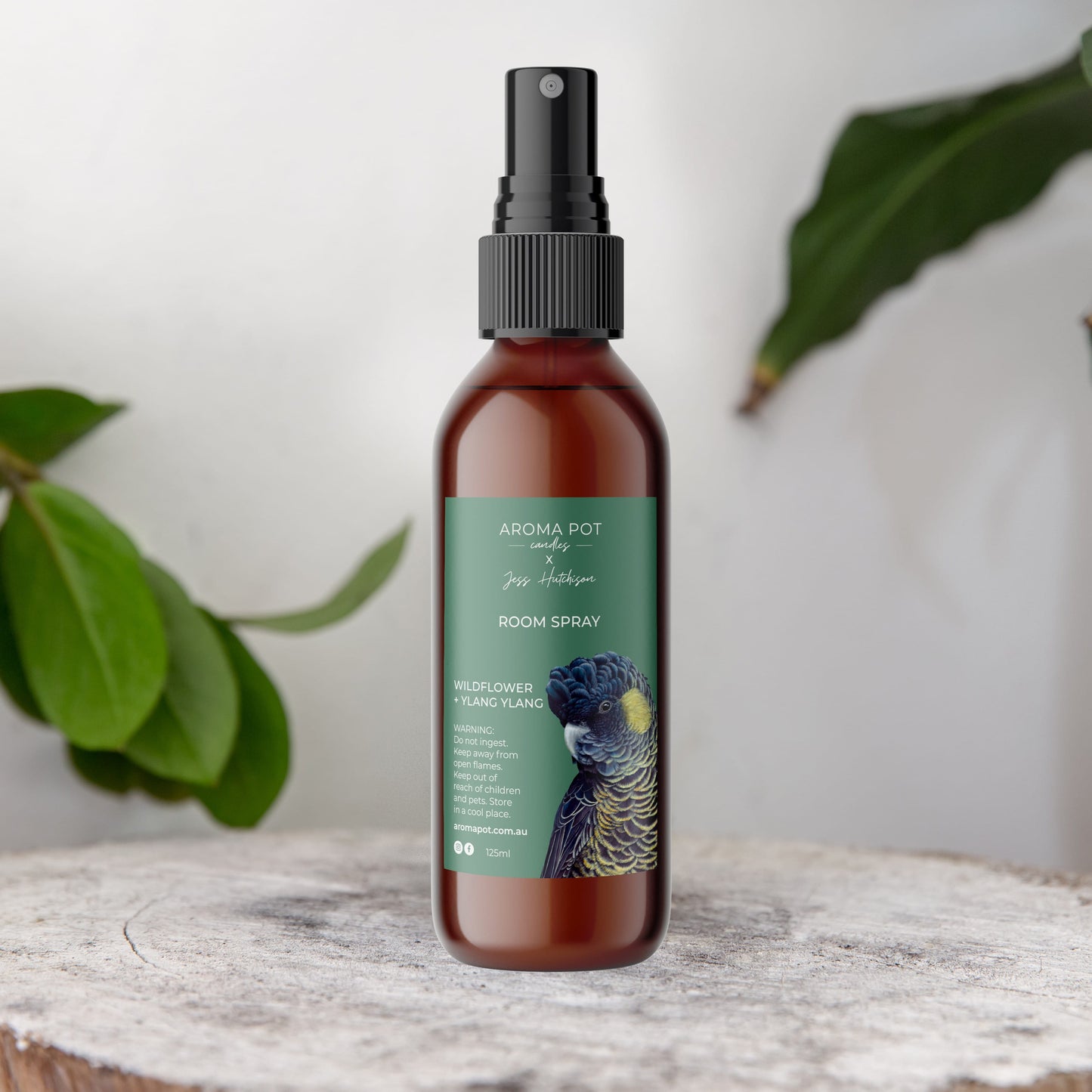 Australian artist room spray | Wildflower + Ylang Ylang | 125ml | BLACK COCKATOO