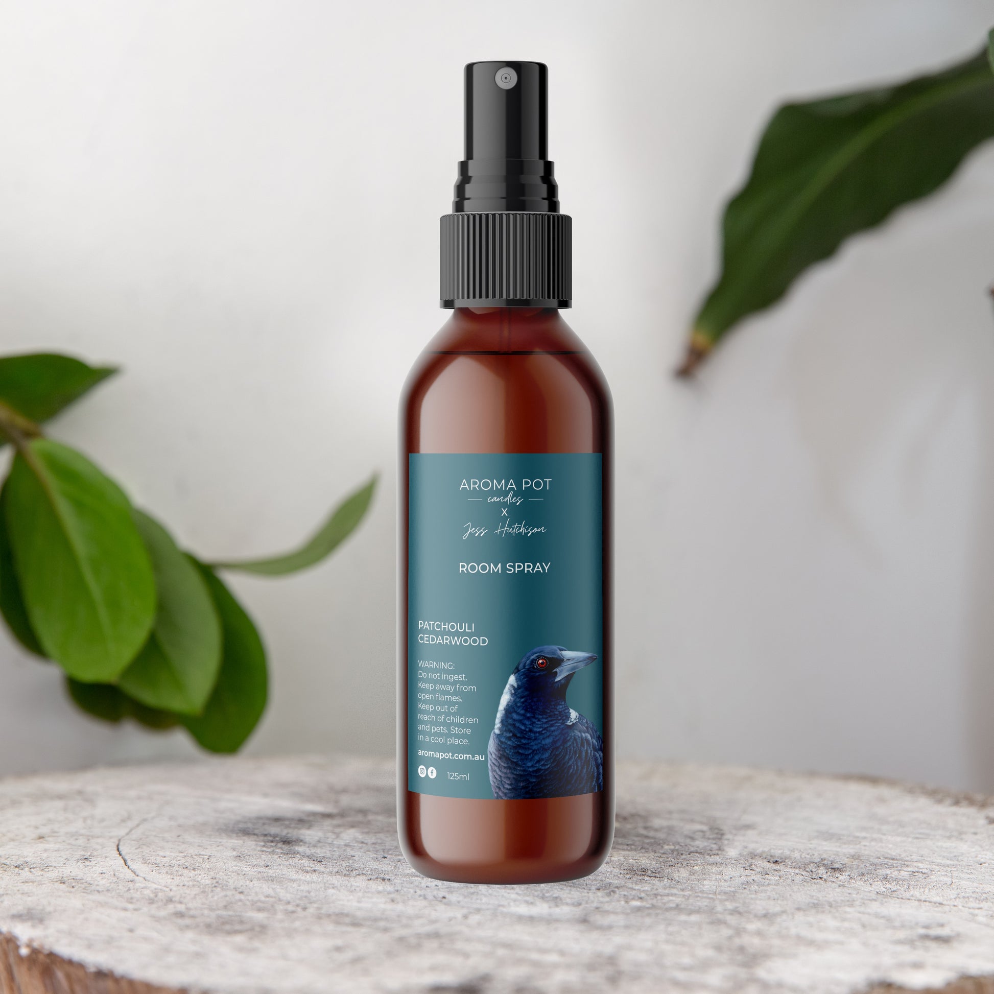 Australian artist room spray | Patchouli Cedarwood | Magpie | 125ml