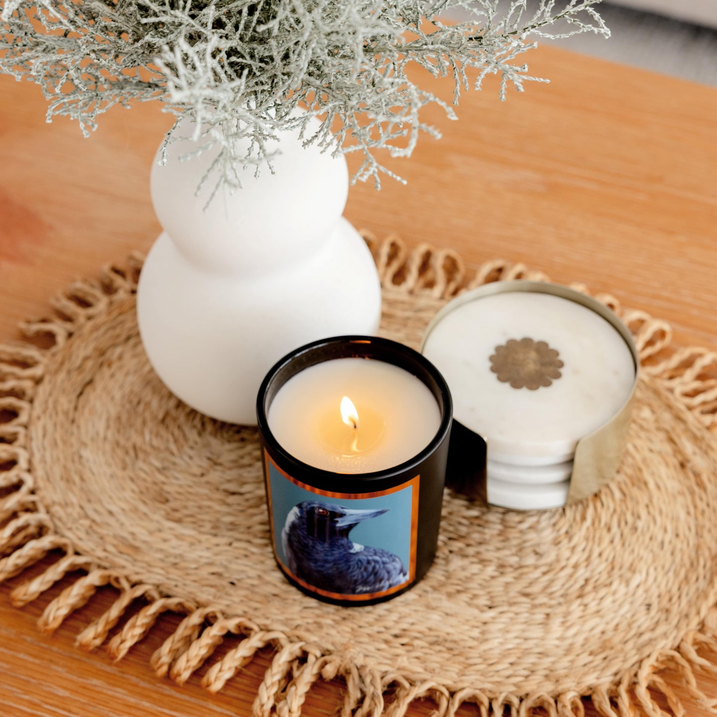 Australian artist soy candle | Patchouli Cedarwood | 50+hrs