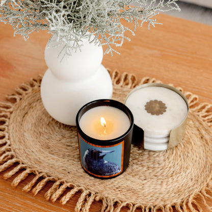Australian artist soy candle | Patchouli Cedarwood | 50+hrs