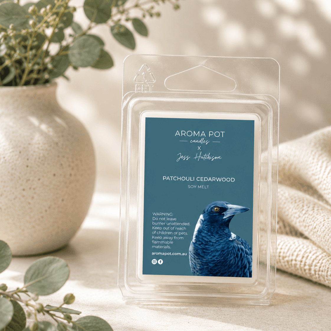 Australian artist soy melt | Patchouli Cedarwood