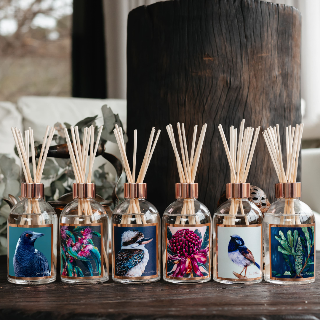 Australian artist reed diffuser | Native Honeysuckle | Banksia | 200ml