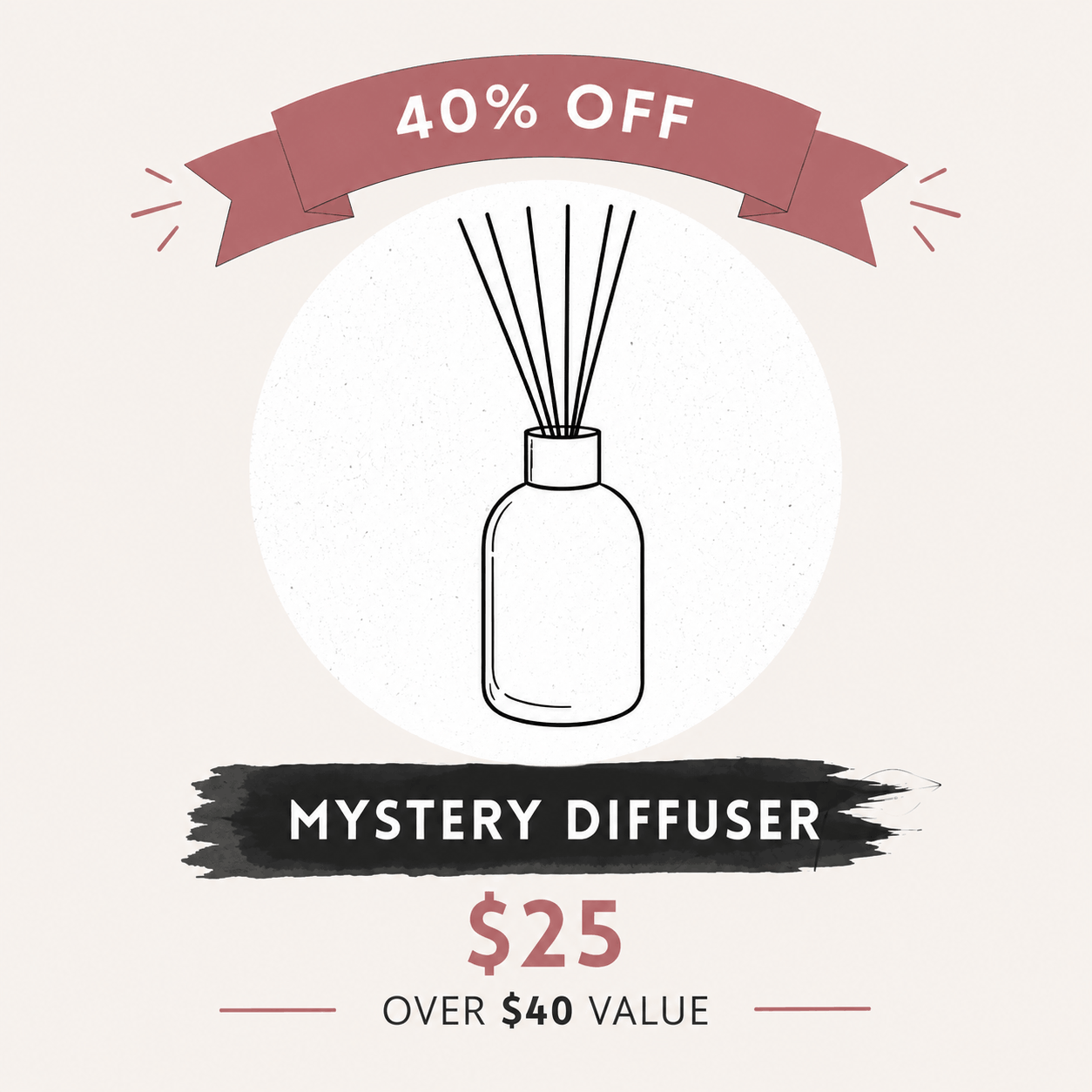 $25 Mystery 200ml Diffuser | $40+ value