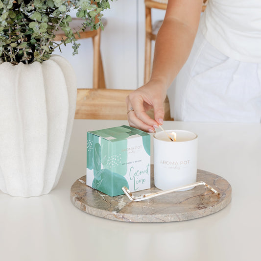Aroma Pot Classic Candle | Coconut Lime | 50+hrs