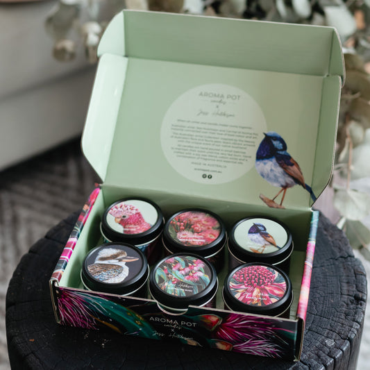 Australian artist mini soy candles | sample pack | 90+hrs