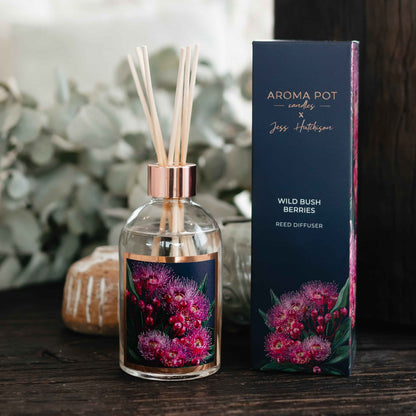 Australian artist reed diffuser | Wild Bush Berries | 200ml