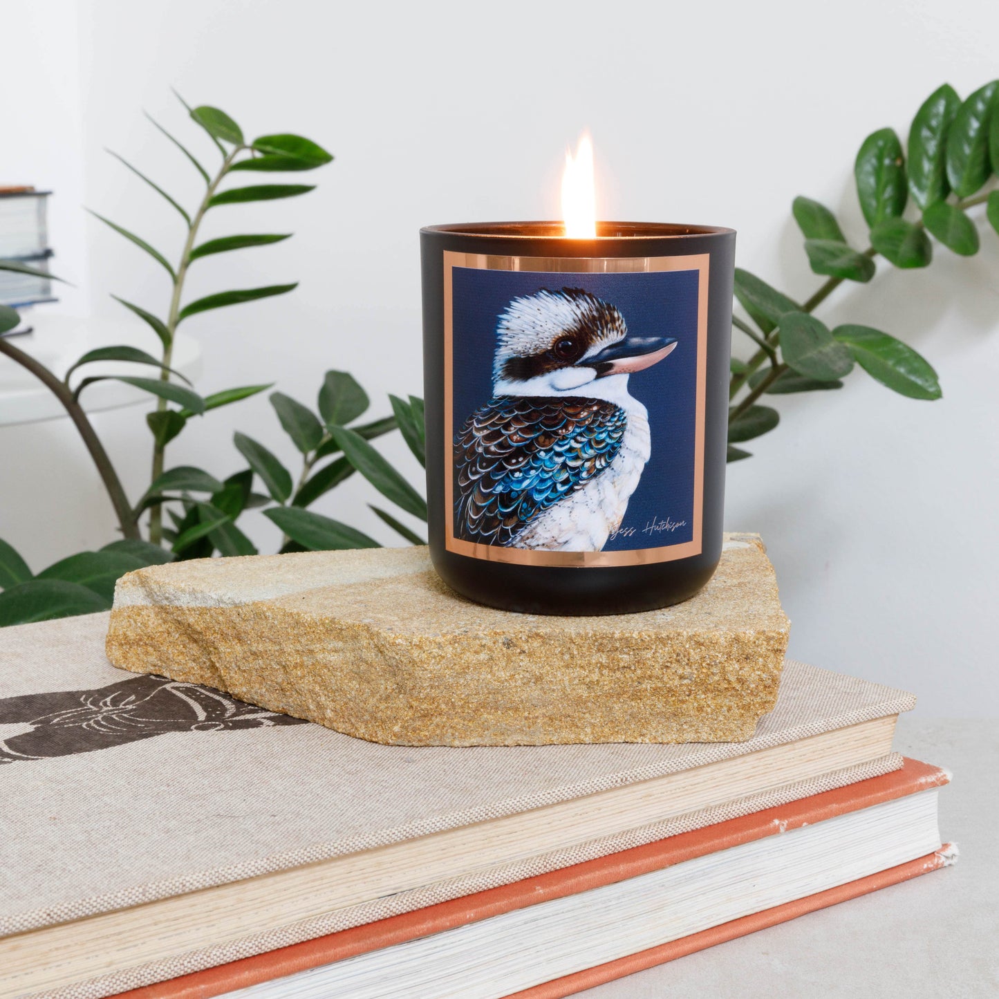 Australian artist soy candle | Australian Sandalwood | 50+hrs