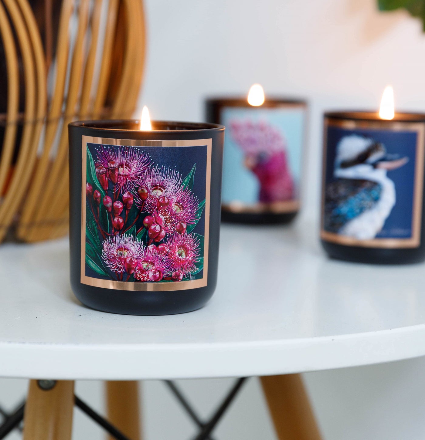 Australian artist soy candle | wild bush berries | 50+hrs