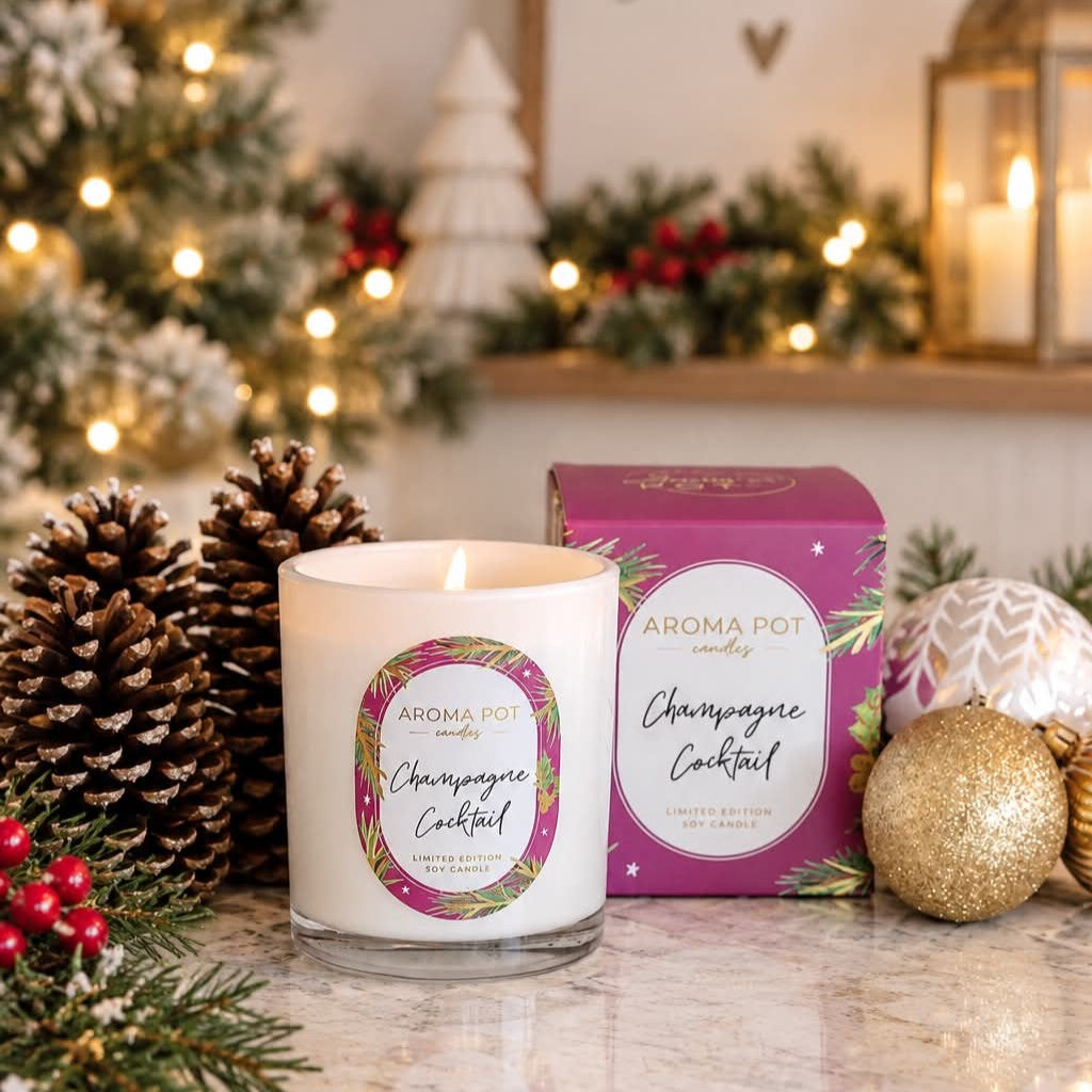 Christmas candle 50+ hrs | Champagne Cocktail