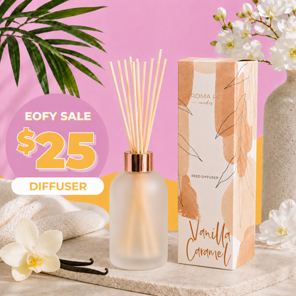 EOFY SALE - Aroma Pot Classic Diffuser | Vanilla Caramel | 200ml