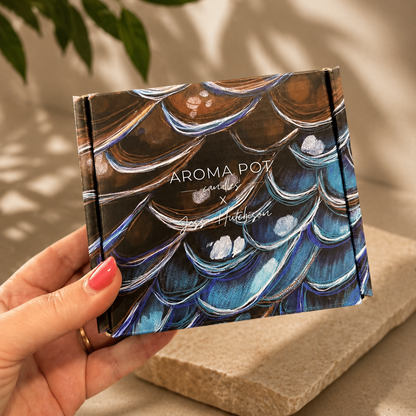 Australian 4 x candle gift set | Birds | 60+hrs