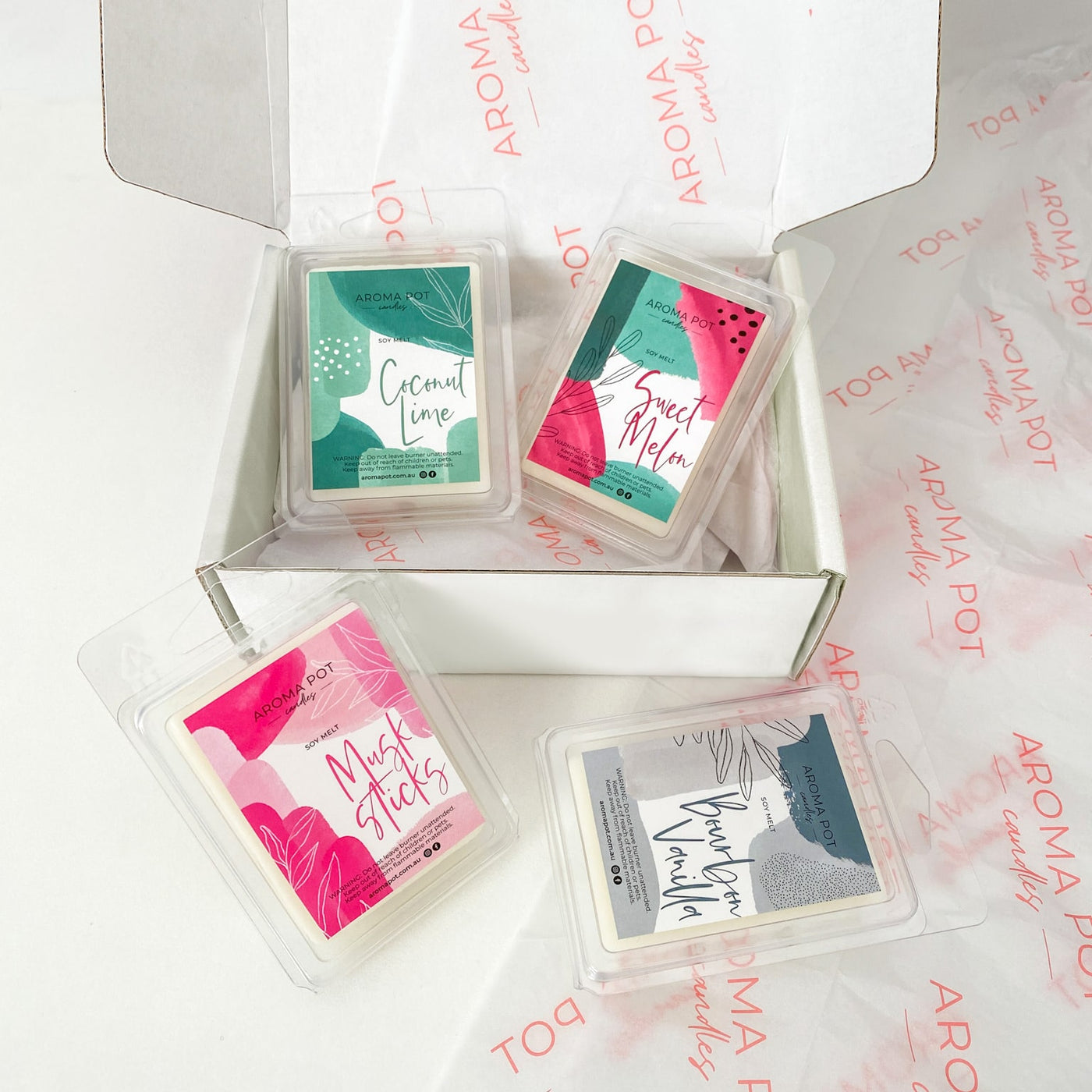 Classic soy melt bundle - 4 x soy melts of your choice