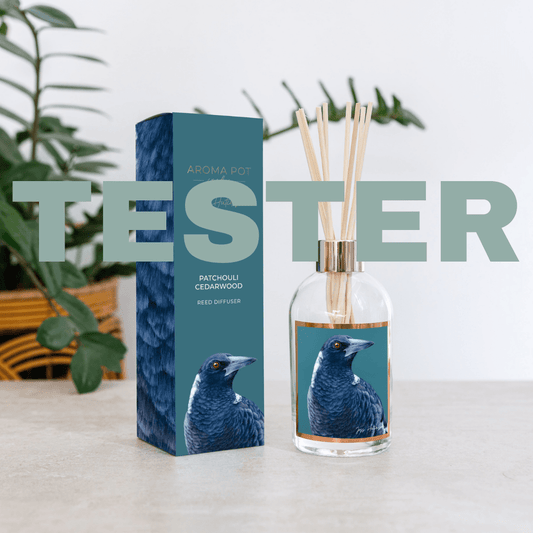 wsp TESTER Australian artist reed diffuser | patchouli cedarwood | 200ml
